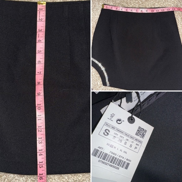 ZARA Bloggers Fav Jewel Trim Skirt - Picture 15 of 16